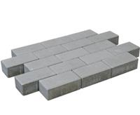Betonklinkers grijs sierbestrating, 21x10,5x7cm, per m2