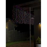 KONSTSMIDE LED Gordijn gelijke strengen, multicolor cherry LED, 2.47x1m bxh - Kon