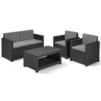 Siena Garden home24 Loungeset Monaco (4-teilig)