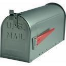 G2thepostboxspecialists Amerikaanse brievenbus US Mailbox - aluminium zilver