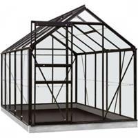 ACD serre Intro Grow Lily gehard glas & aluminium zwart 6,2 m²