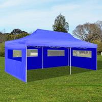 VidaXL Partytent pop-up 3x6 m blauw
