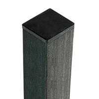Elephant Tuinpaal composiet Basic antraciet met houten kern 6,8 x 6,8 x 270 cm