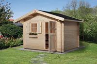 WEKA Gartenhaus Premium45, ohne Imprägnierung, Dachschindeln:-ohne-