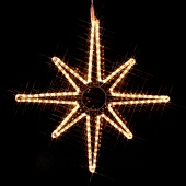 Best Season Leuchtender LED Stern Signe für innen und außen