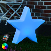 8Seasons LED-Dekoleuchte RGB Shining Star, 40 cm