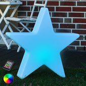 8Seasons Dekorativer LED-Stern Shining Star RGB 80 cm