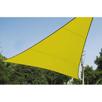SOLAR-Segel-Dreieck 5 x 5 x 5 m, Farbe: hellgrün - Perel