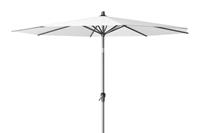 Riva parasol 270 cm rond wit met kniksysteem