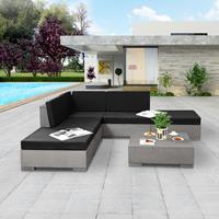 vidaXL Loungeset beton 15-delig