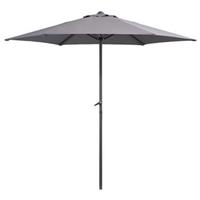 Lesud parasol Blanca - antraciet - Ø250 cm