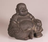 Stone-Lite Happy Buddha Gartenstatue