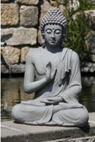 Stone-Lite-Buddha-Gerechtigkeitsgartenbild