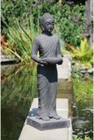 Stone-Lite Stehende Buddha Gartenstatue
