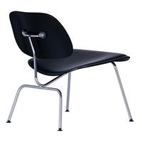 Vitra LCM Loungestoel Leder Zwart Essen