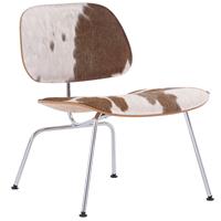 Vitra LCM Loungestoel Kalfsleder Naturel Essen