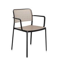 Kartell Audrey Armstoel - Zwart/beige