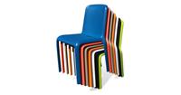 Pedrali Stoel Snow 300 - 4 Stoelen Mix Aanbieding