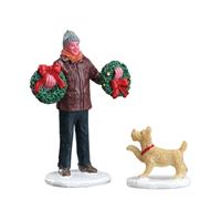 lemax Tree Lot Figure set of 2