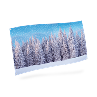 Myvillage Achtergronddoek sneeuwbos 150x75 cm