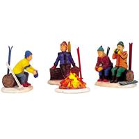 lemax Skiers' camp fire 