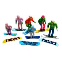Jaegerndorfer Figuren staand snowboard 6 stuks
