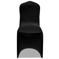 vidaXL Hoes voor stoelen 50 stuks (zwart)
