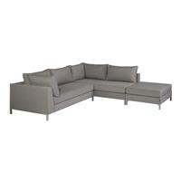 Loungeset Taupe Sicilie (leuning links) 