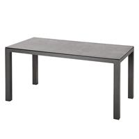 Alu-Tisch rechteckig anthrazit 160x90