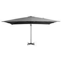 Le Sud freepole parasol Monaco - antraciet - 300x400 cm