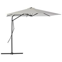 vidaXL Sonnenschirm mit Stahlmast 300 cm Sandfarben Beige