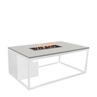 Cosi Fires Loft 120 white frame grey top