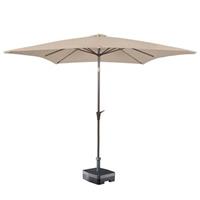 Kopu® vierkante parasol Altea 230x230 cm - Taupe