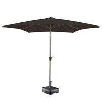 Kopu® vierkante parasol Altea 230x230 cm - Antraciet