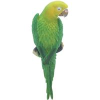 Anna's Collection Dierenbeeld groene ara papegaai vogel 31 cm tuinbeeld hangdeco Groen