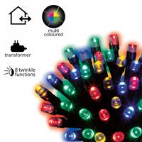 Lumineo LED Kerstverlichting 120 lampjes Multicolor met 8 Twinkle functies