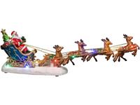 Konstmide CHRISTMAS LED-Szenerie Weihnachtsmann im Schlitten