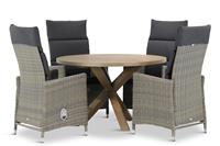 Garden Collections Garden Collection Madera/Sand City rond 120 cm dining tuinset 5-delig