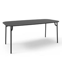 Petite Friture Week-end Eettafel Rechthoek - Medium/Black