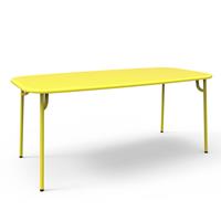 Petite Friture Week-end Eettafel Rechthoek - Medium/Yellow