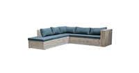 Wood4you Loungeset 7- steigerhout - incl kussens - 200/250 cm (Lvorm)