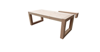 Wood4you Tuintafel Boston 180/90 - tuintafel - eettafel