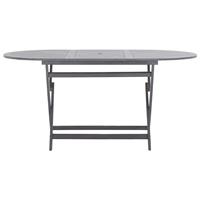 vidaXL Tuintafel inklapbaar 160x85x75 cm massief acaciahout