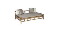 Exotan Persoon  Bamboe lounge tuin ligbed daybed bamboo natural finish