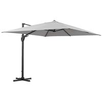 freepole parasol Biarritz - grijs - 300x300 cm