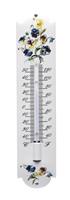 Topemaille Emaille thermometer Viooltjes