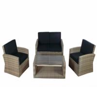 Intergard Loungeset tuinset wickerset Ambiente cappuccino