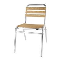 Bolero aluminium en essenhouten stoelen - 4