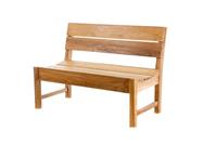 Garden  Teak tuinmeubelen Tuinbank James 120 cm