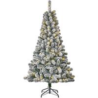 blackbox Weihnachtsbaum mit 80leds Schneeeffekt 266 Zweige 155cm